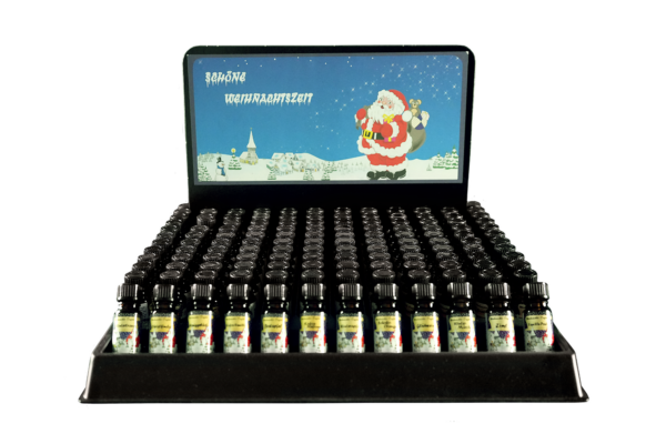 Haroma Öl – Classic Label - Weihnachtsduftöl 144er Display - Bestückung 1